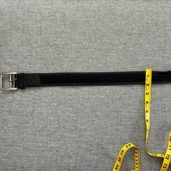Coach C Black Canvas Leather Belt Size Small - Picture 13 of 15